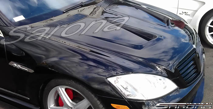 Custom Mercedes S Class  Sedan Hood (2007 - 2013) - $1290.00 (Part #MB-007-HD)